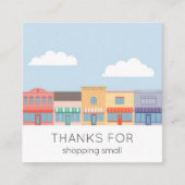 Carte De Réduction Bâtiments pastel mignons modernes (Devant)