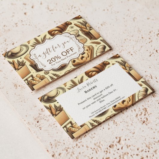 Carte De Réduction Biscuiterie de Cottage Cozy
