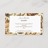 Carte De Réduction Biscuiterie de Cottage Cozy (Dos)