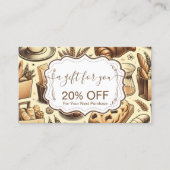 Carte De Réduction Biscuiterie de Cottage Cozy (Devant)