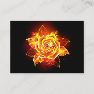Carte De Réduction Blooming Fire Rose