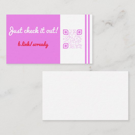 Carte De Réduction Brochure de code QR - Dimensionnement DL (Devant / Derrière)