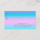 Carte De Réduction Cadre moderne, Optique holographique Confetti Or (Dos)