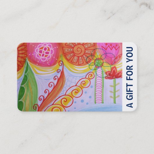 Carte De Réduction Carte-cadeau, certificat-cadeau, D4-052115 (Devant)