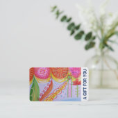 Carte De Réduction Carte-cadeau, certificat-cadeau, D4-052115 (Debout devant)