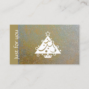 Carte De Réduction Certificat-prime classique d'argent d'or de Noël