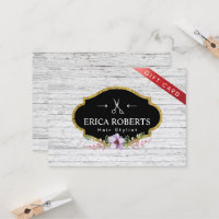Certificat-prime - cru de coiffeur floral