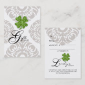 Carte De Réduction Certificat-prime de jour de Patricks de St Patty (Devant / Derrière)