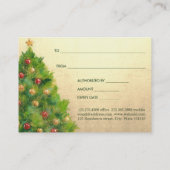 Carte De Réduction Certificat-prime de la feuille d'or | de Faux (Dos)