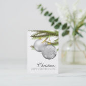 Carte De Réduction Certificat-prime de Noël (Debout devant)