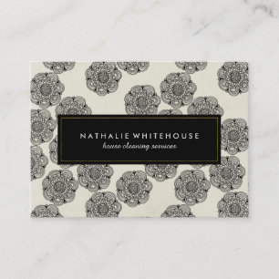 Carte De Réduction Certificat-prime floral personnalisable chic