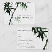 Carte De Réduction Certificat-prime oriental de contact de zen de (Devant / Derrière)