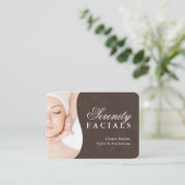 Carte De Réduction Certificat-prime personnalisable de spa (Debout devant)