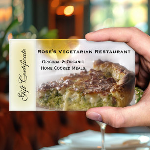 Carte De Réduction Chèque-cadeau de restaurant ou bon-cadeau