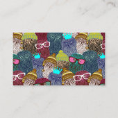 Carte De Réduction Chouette dans la couronne (Devant)