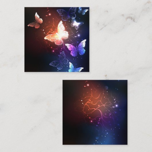 Carte De Réduction Clowing Night Butterflies (Devant / Derrière)