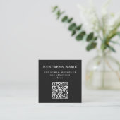 Carte De Réduction Code QR promotionnel d'entreprise (Debout devant)