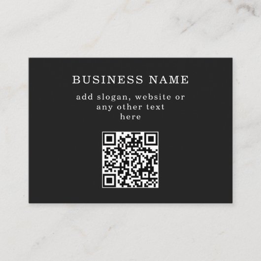 Carte De Réduction Code QR promotionnel d'entreprise (Devant)