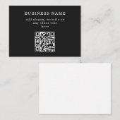 Carte De Réduction Code QR promotionnel d'entreprise (Devant / Derrière)