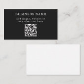 Carte De Réduction Code QR promotionnel d'entreprise (Devant / Derrière)