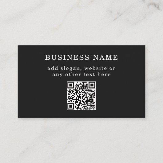 Carte De Réduction Code QR promotionnel d'entreprise (Devant)