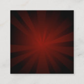 Carte De Réduction Coeur rouge avec ailes d'or (Dos)