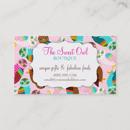 Carte De Réduction Comment maintenant petits hiboux ? Bon (Devant)