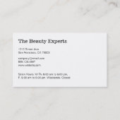 Carte De Réduction Couleurs demi-teintes (carte de réduction) (Dos)