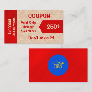 Carte de réduction Coupon Premium