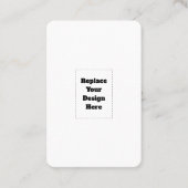 Carte De Réduction Créez votre propre blanc (Devant)
