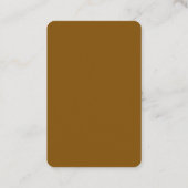 Carte De Réduction Créez Votre Propre Marron (Dos)