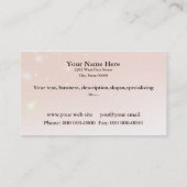 Carte de réduction de la crème glacée personnalisé (Dos)