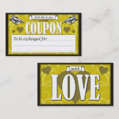 Carte De Réduction De moi à vous - un bon (Devant / Derrière)