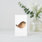 Carte De Réduction Dessin d'Oiseau de Bruant (Debout devant)