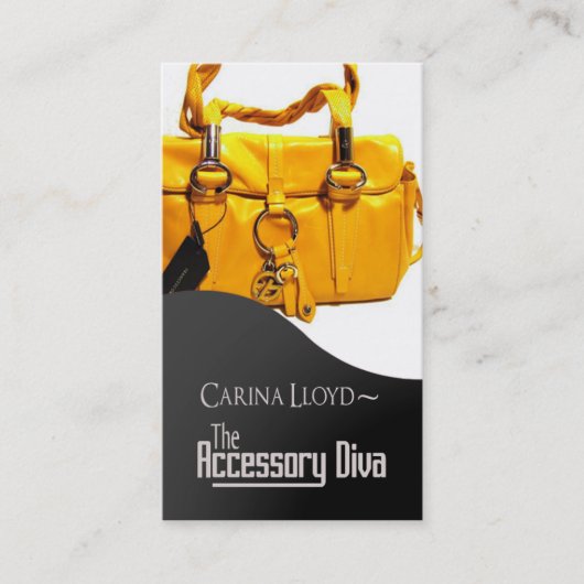 Carte De Réduction Diva accessoire : Vendeur de mode de bijoux (Devant)