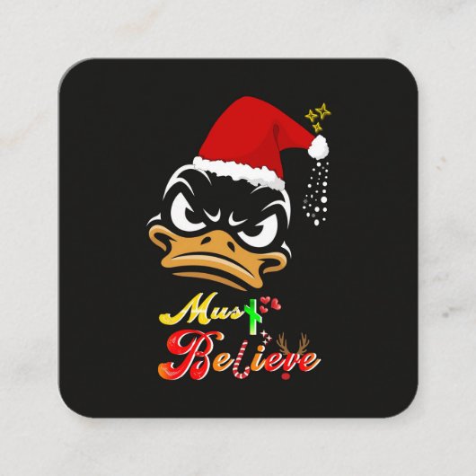 Carte De Réduction Doit Croire Noël (Devant)
