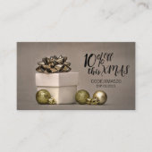 CARTE DE RÉDUCTION DON AUX CLIENTS (Devant)