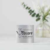 Carte de réduction du Salon de beauté Silver Glitt (Debout devant)