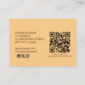 Carte De Réduction Élégant classique automne Plaid Motif cadeau (Dos)