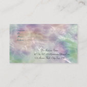 Carte De Réduction Elégant Confetti moderne brillant perle holographi (Dos)