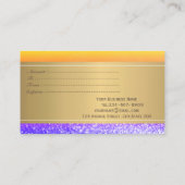 Carte De Réduction Elégant moderne Ombre Parties scintillant Bokeh Go (Dos)