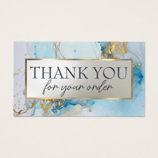 carte de réduction en marbre bleu (Devant)