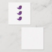 Carte De Réduction Enfants mignonette birdy (Devant / Derrière)