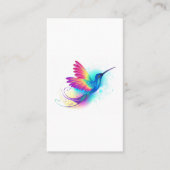 Carte De Réduction Exotic Rainbow Hummingbird (Devant)
