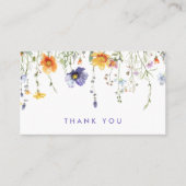 Carte De Réduction Fleur sauvage (Devant)