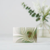 Carte De Réduction Fleurs imaginaires fractales douces et tendres (Debout devant)