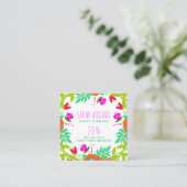 Carte De Réduction Floral Edges Garden Business Promotionnels (Debout devant)