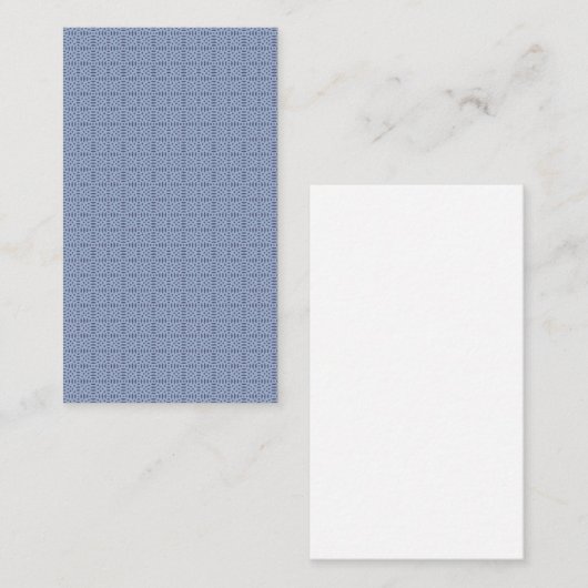 Carte De Réduction formes circulaires motif transparent (Devant / Derrière)