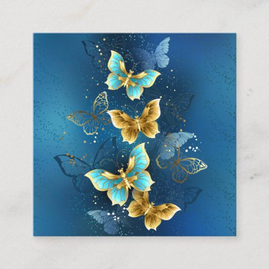 Carte De Réduction Golden butterflies (Devant)