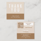 Carte De Réduction Gourmet Catering Square (Devant / Derrière)